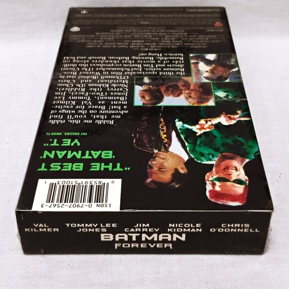 Batman Forever (VHS, 1995) Val Kilmer Jim Carrey Tommy Lee Jones NEW/Sealed - Picture 5 of 6